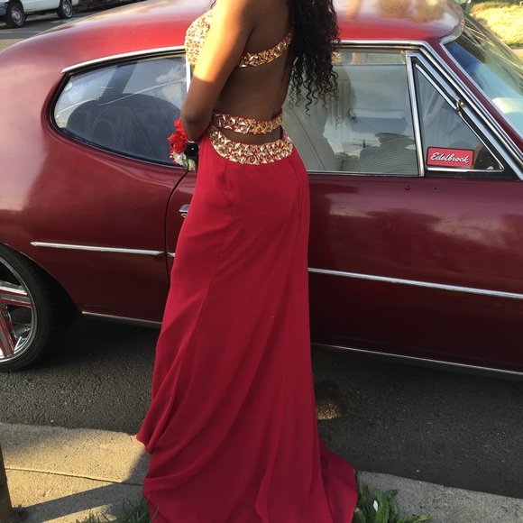 Red Prom Dress - Picture 7 of 8